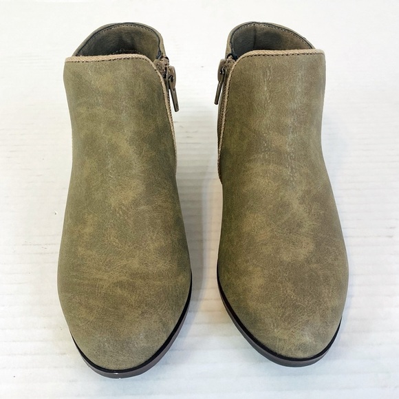 Sam Edelman Olive Green Petty Ankle Boots Size 13 - Picture 3 of 7
